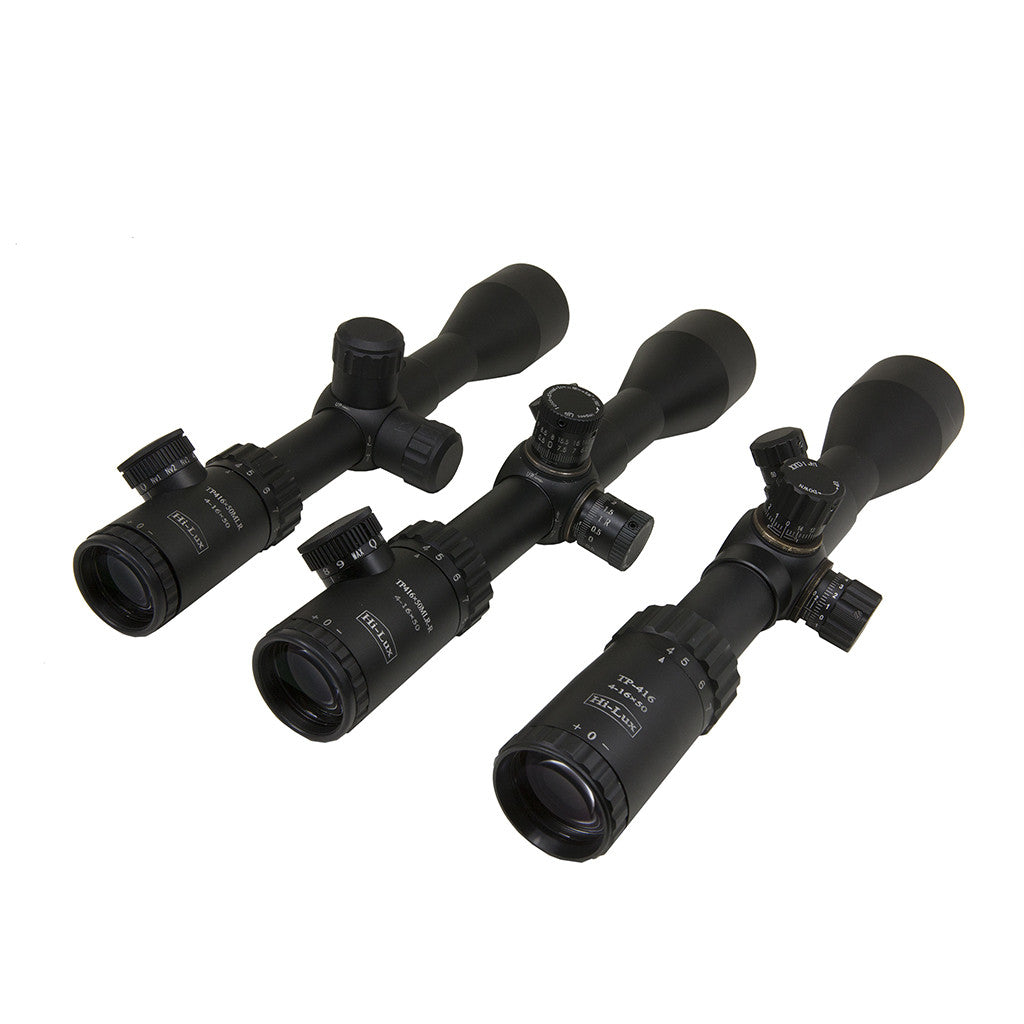Hi-Lux Top Angle Parallax Focus Series Rifle Scopes