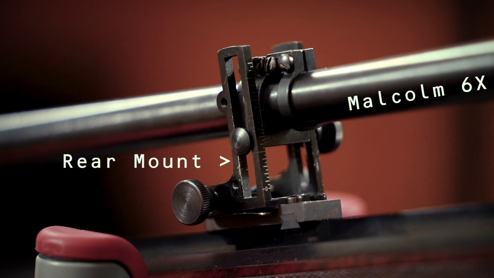 The Malcolm rear mount on an Uberti 1885 High Wall