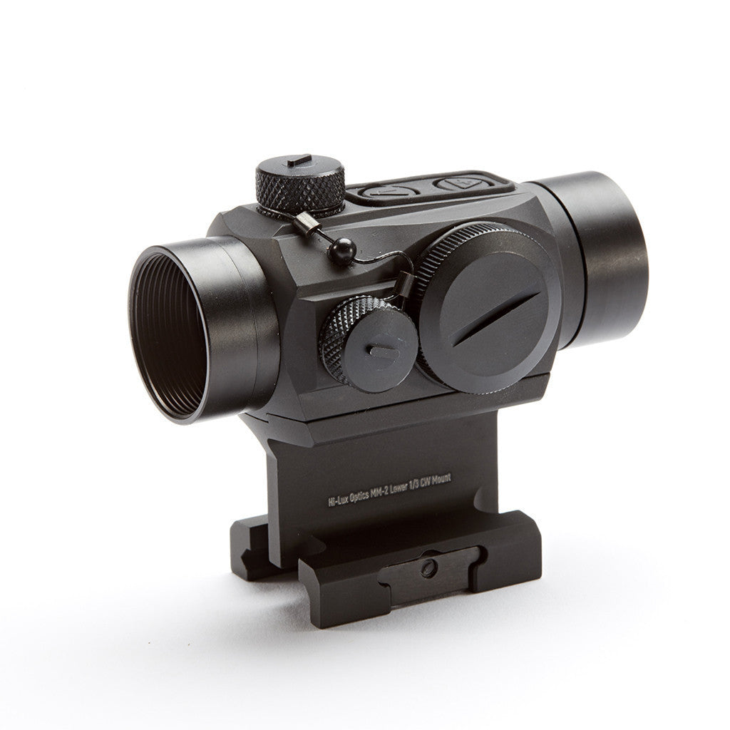 MM-2 red dot with lower 1/3 cowitness riser