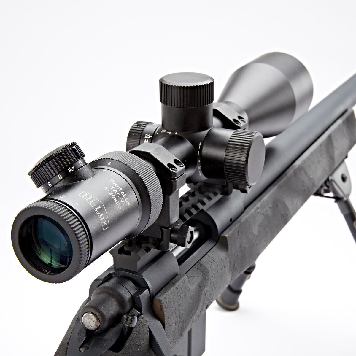 TAC-V420 eyepiece view mounted on TYR Bolt rifle