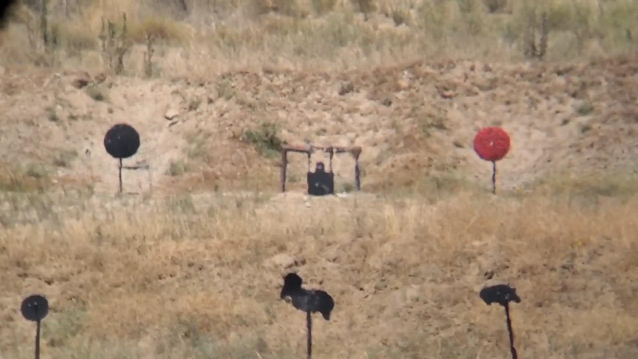 Bullet Trace at Los Angeles Shooting Range