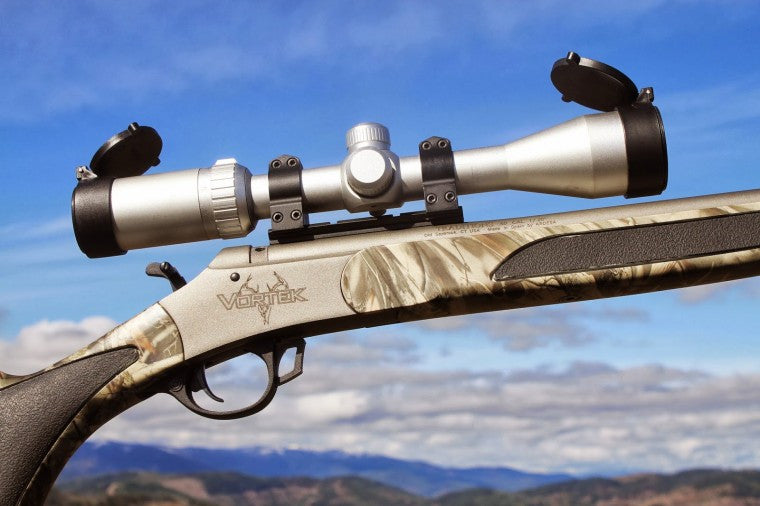 the Toby Bridges muzzeloader scope on a rifle