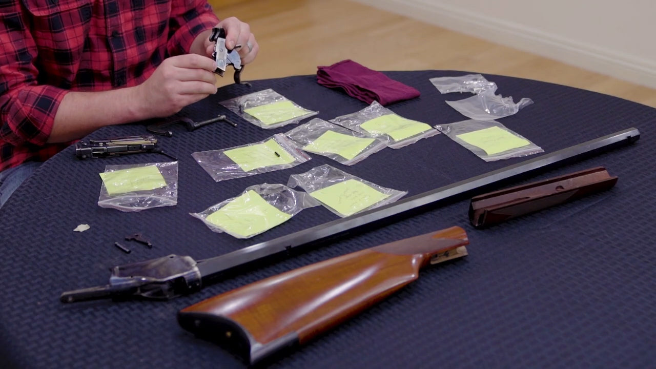 Rebuilding Winchester 1885 High Wall Uberti Malcolm Long Rifle Telescope