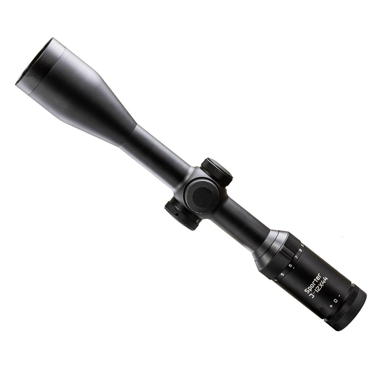 Sporter 3-12X44 scope top-down view