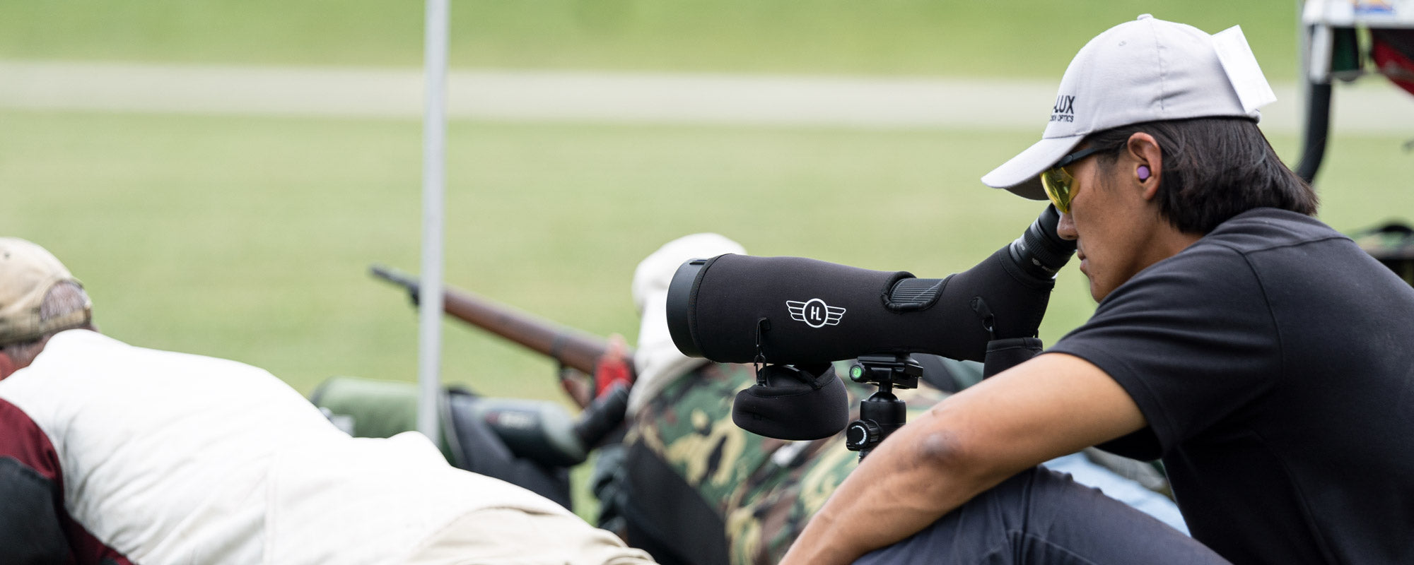 Phenom UHD spotting scope spotted at a CMP match