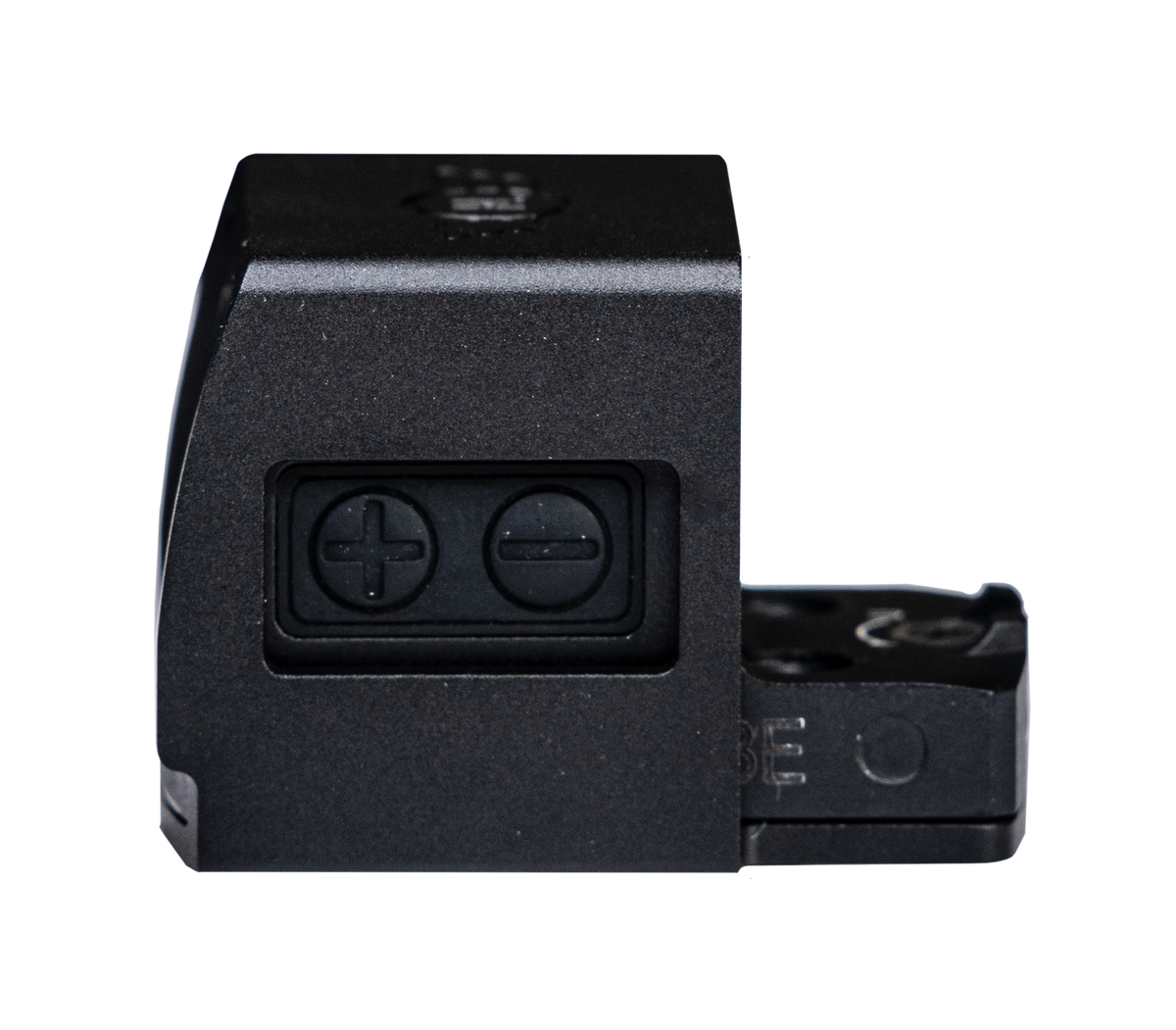 TD-3E button side view with protective steel shroud