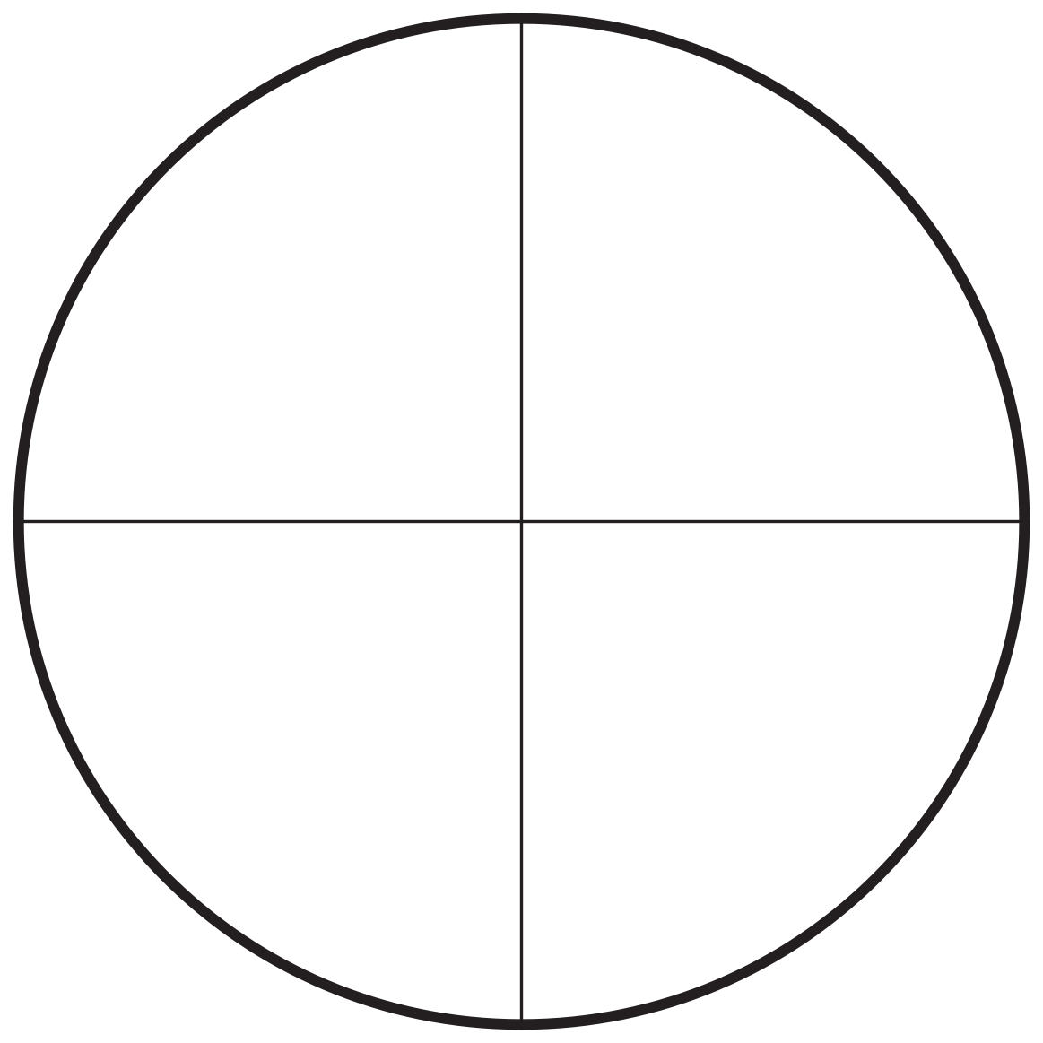 Plain crosshairs pattern for the 6X Long Malcolm Gen 2 scope