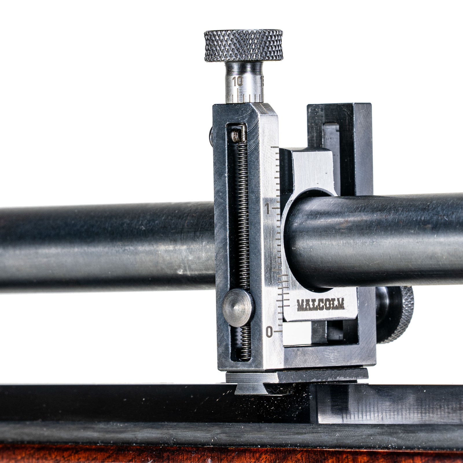 Sliding Six Rear Mount on Rifle Barrel