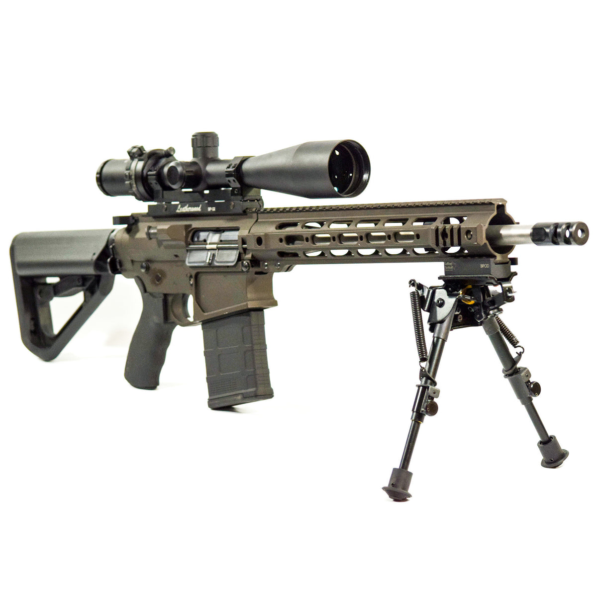 M1200 XLR mounted on AR10