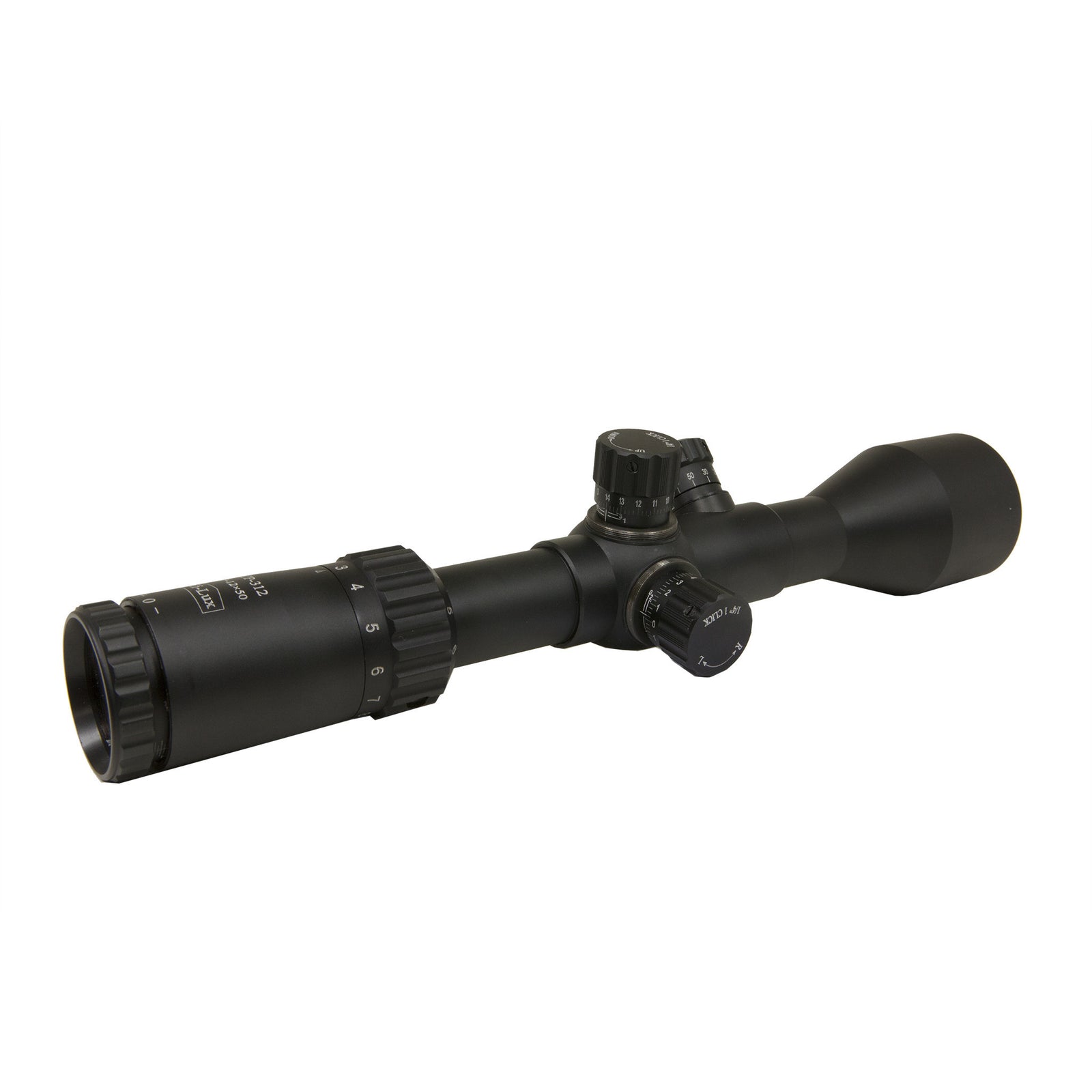 Top Angle Mil Dot 3-12X Side View